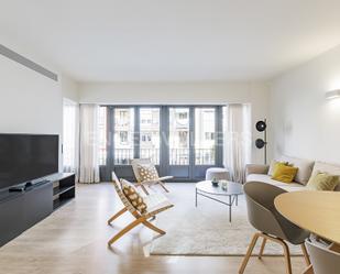 Sala d'estar de Apartament de lloguer en  Barcelona Capital amb Aire condicionat, Calefacció i Traster