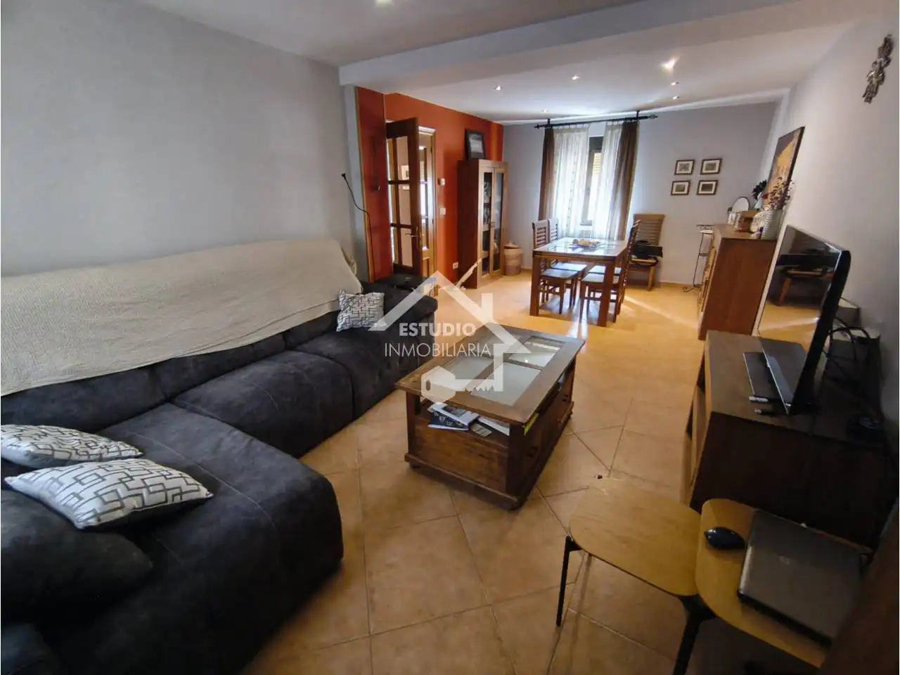 Sala de estar de Casa o chalet en venta en Mendavia con Aire acondicionado, Calefacción y Terraza