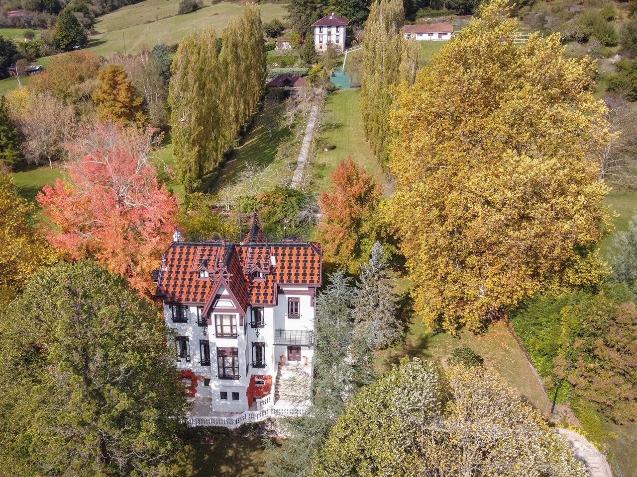 Exterior view of Country house for sale in Gordexola  with Heating, Private garden and Terrace
