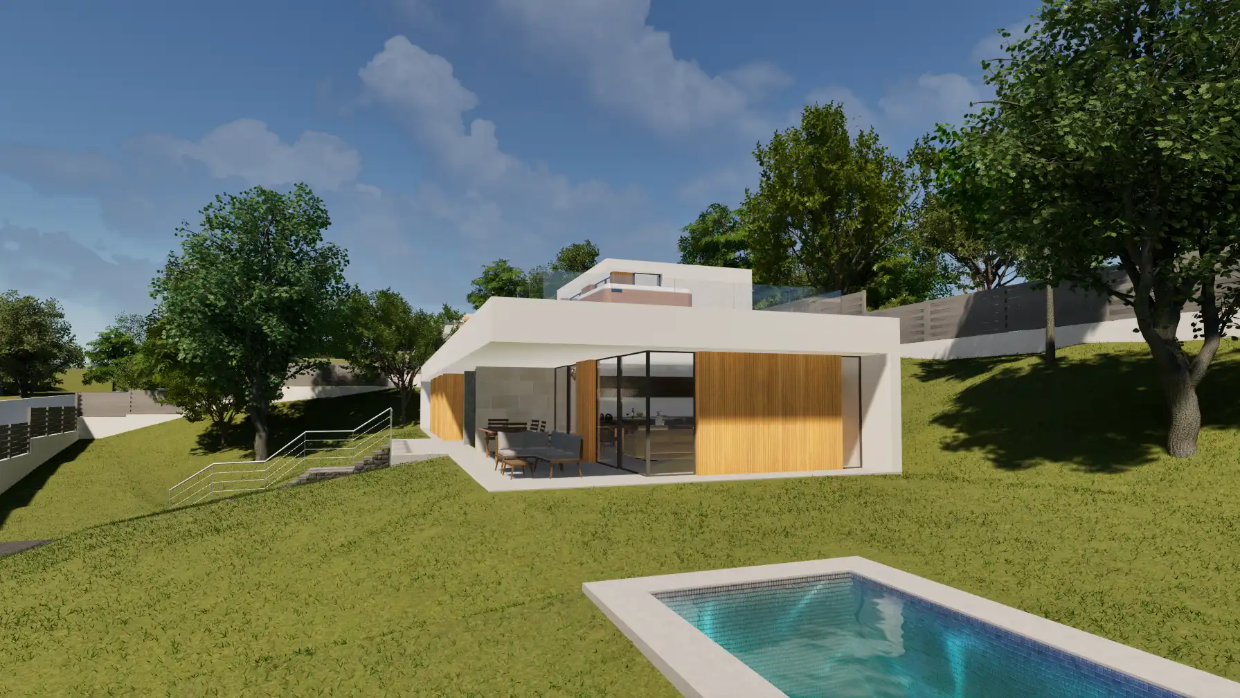 Vista exterior de Casa o chalet en venta en Sant Andreu de Llavaneres con Aire acondicionado, Jardín privado y Parquet
