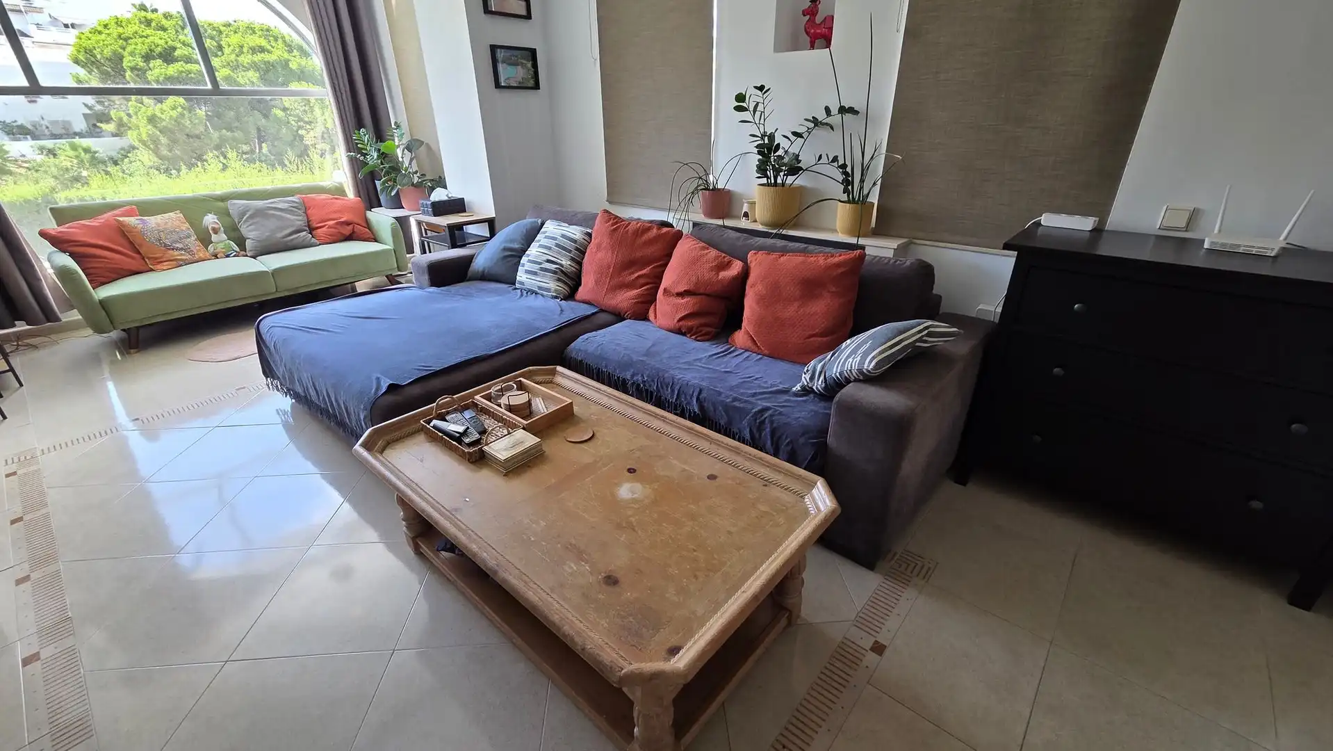 Sala d'estar de Casa o xalet de lloguer en Fuengirola amb Terrassa, Moblat i Balcó