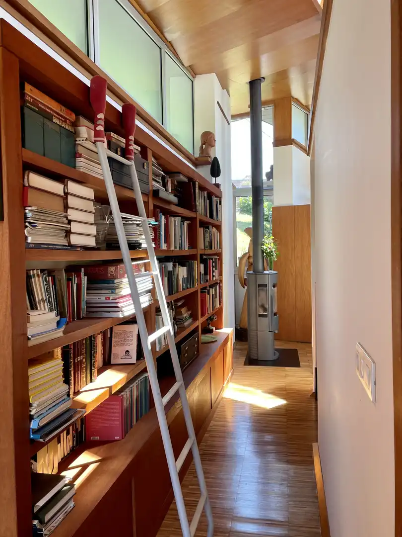 Sala de estar de Casa o chalet de alquiler en Nigrán con Calefacción, Jardín privado y Parquet