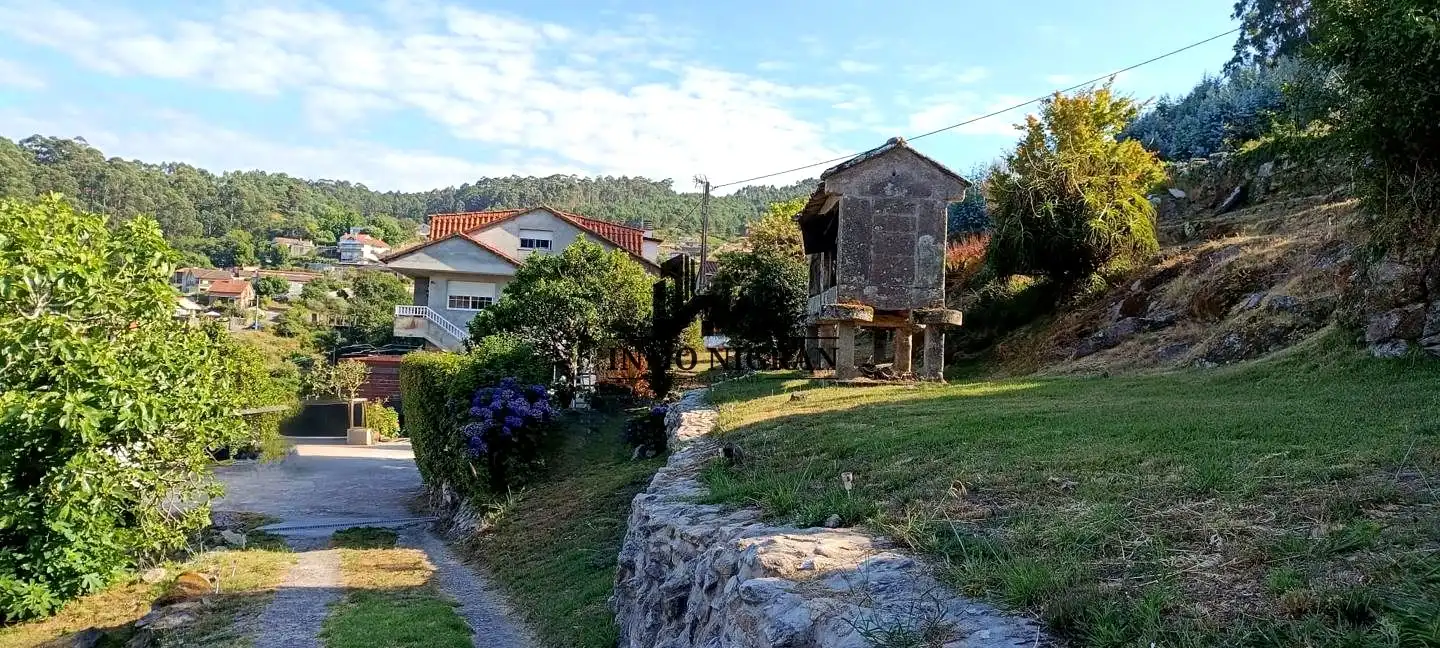 Vista exterior de Casa o chalet en venta en Baiona con Calefacción y Balcón