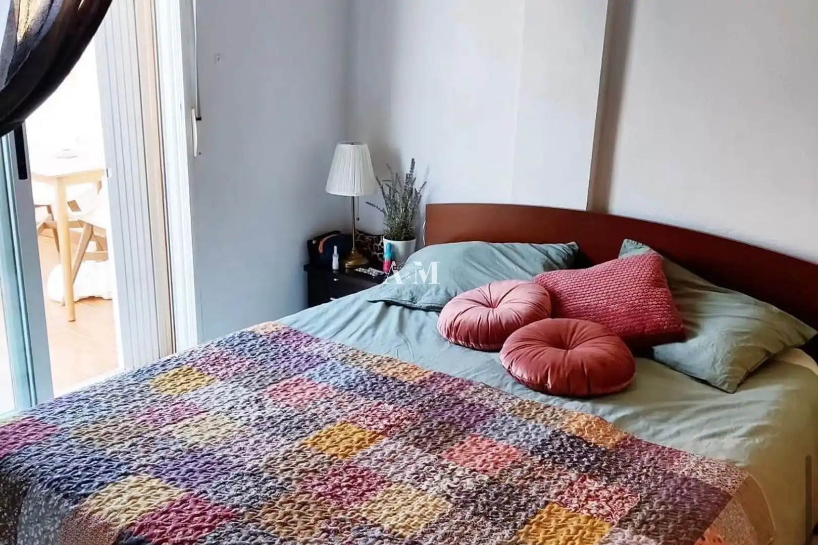 Habitación de Casa adosada de alquiler en Torrevieja con Aire acondicionado, Jardín privado y Terraza