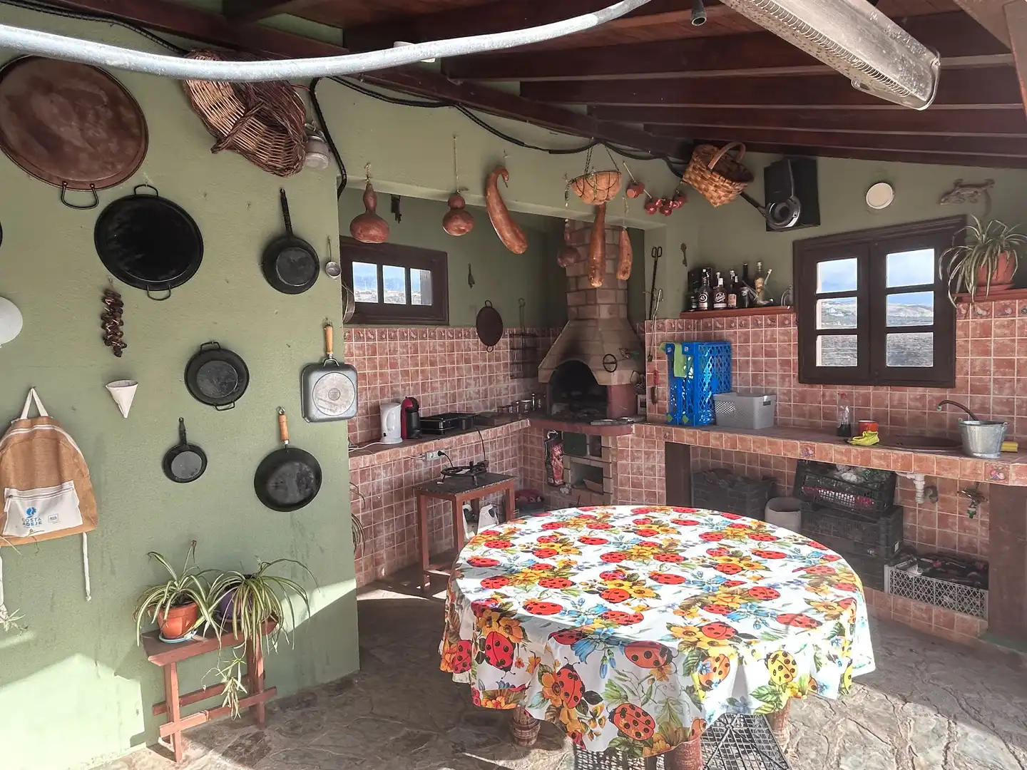 Cuina de Casa o xalet en venda en Granadilla de Abona amb Terrassa, Traster i Rentadora