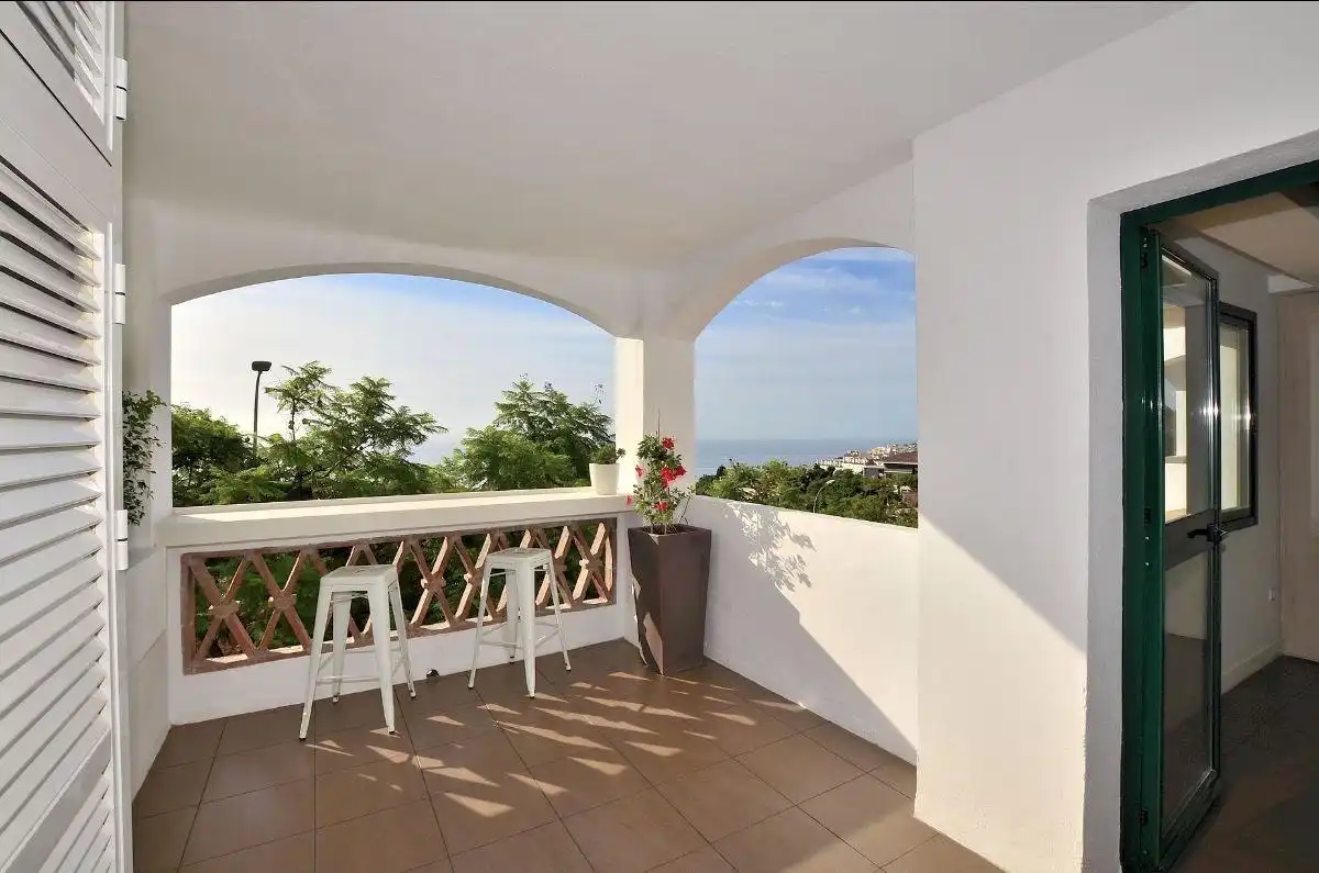 Terrassa de Apartament en venda en Mijas amb Aire condicionat, Terrassa i Piscina comunitària