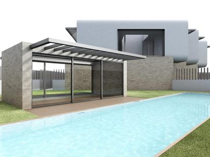 Swimming pool of Single-family semi-detached for sale in Rocafort  with Air Conditioner and Terrace