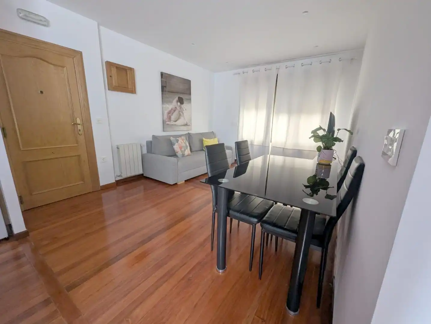 Wohnzimmer von Dachboden zur Miete in Oviedo  mit Heizung, Möbliert und Balkon