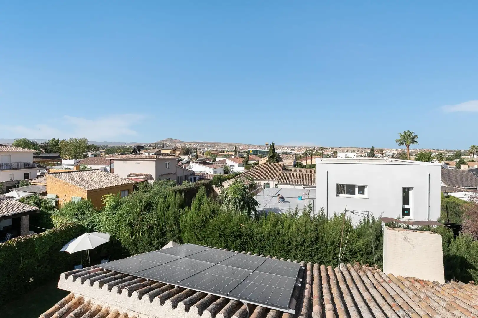 Exterior view of Houses for sale in Churriana de la Vega  with Private garden, Terrace and Swimming Pool