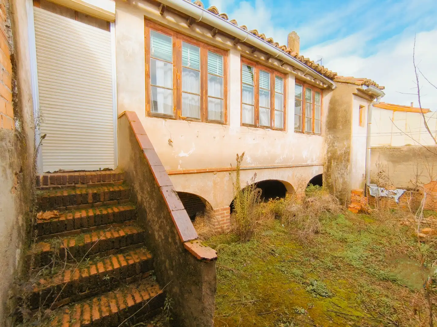 Vista exterior de Casa o chalet en venta en Venta de Baños con Jardín privado, Terraza y Trastero
