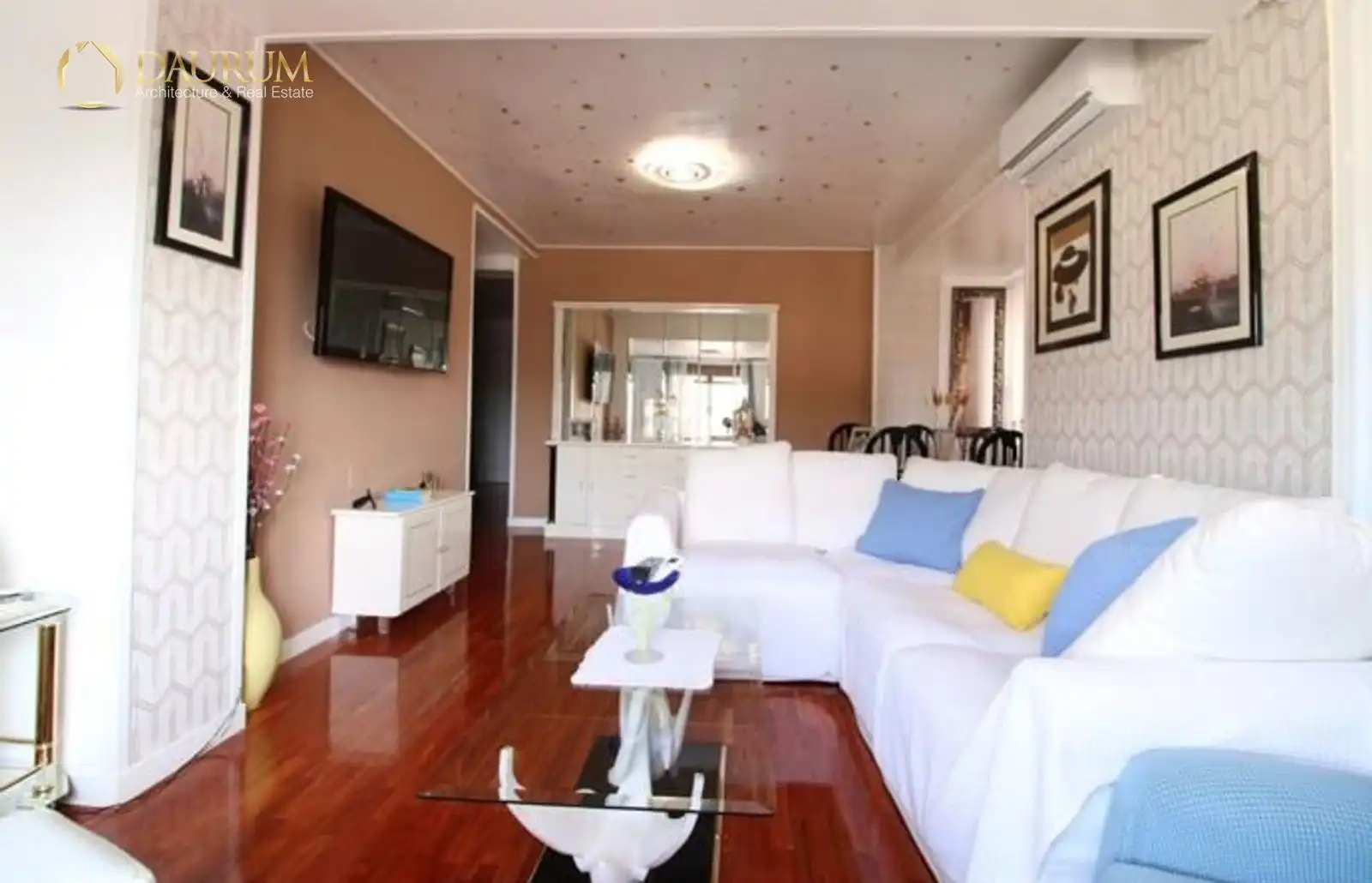 Living room of Houses for sale in Alicante / Alacant  with Air Conditioner, Terrace and Furnished