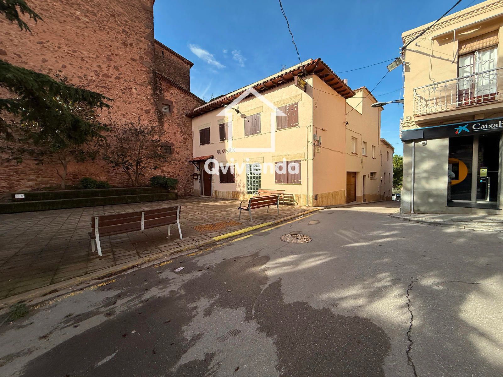 Exterior view of Single-family semi-detached for sale in Vacarisses  with Terrace