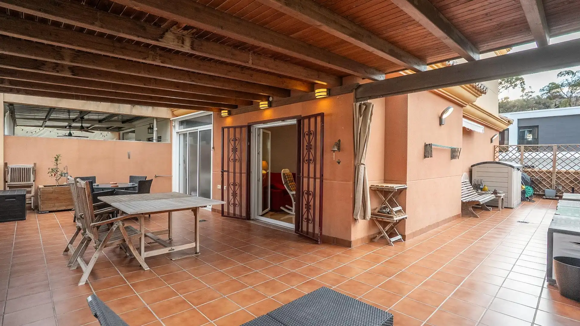 Terrace of Single-family semi-detached for sale in Huércal de Almería  with Air Conditioner, Terrace and Community pool