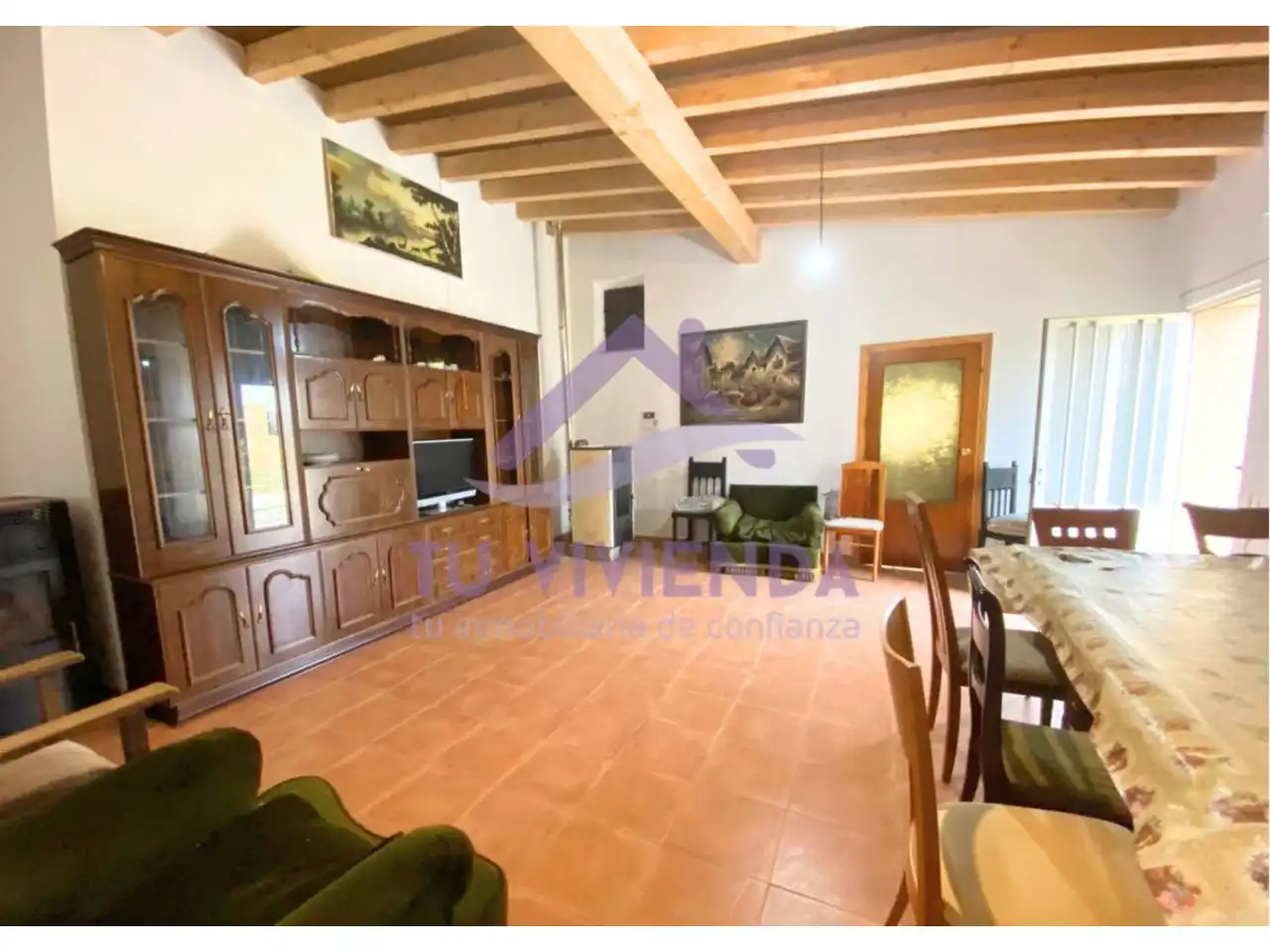Sala de estar de Casa o chalet de alquiler en Saldaña con Jardín privado y Amueblado