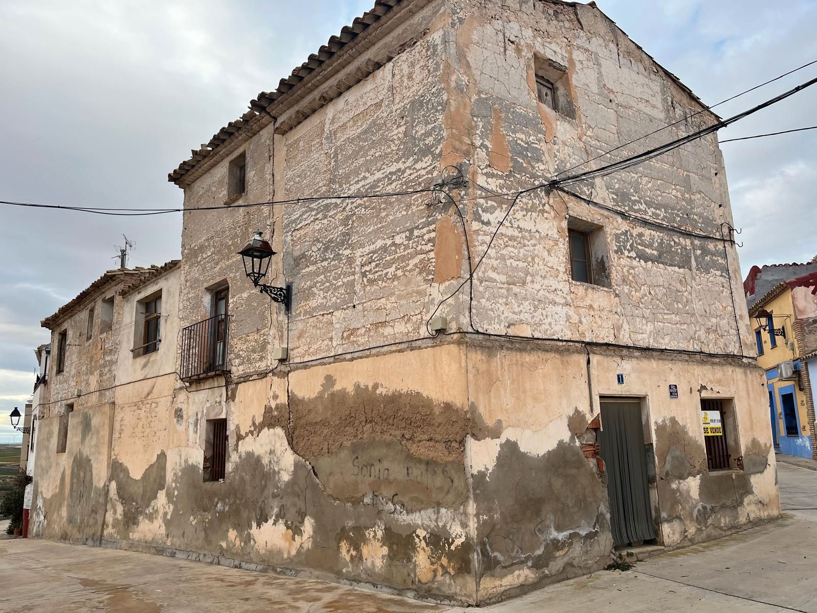 Exterior view of House or chalet for sale in Azaila