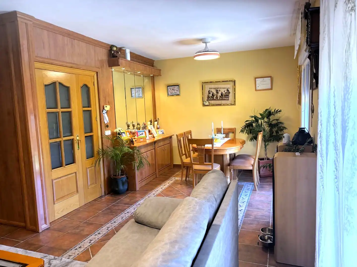 Menjador de Casa o xalet en venda en Humanes de Madrid amb Calefacció, Jardí privat i Parquet