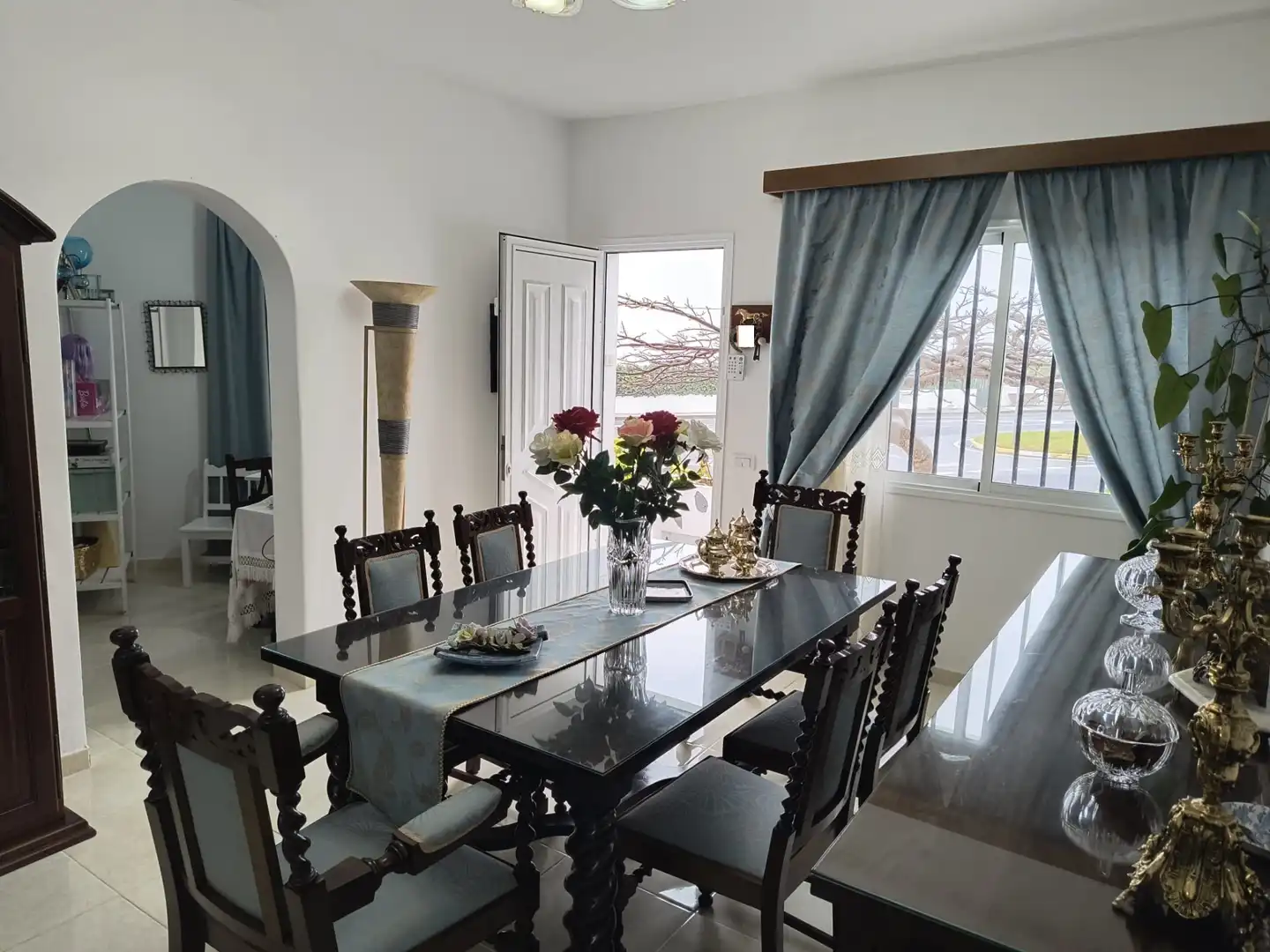 Menjador de Casa o xalet en venda en Buenavista del Norte amb Jardí privat, Terrassa i Forn