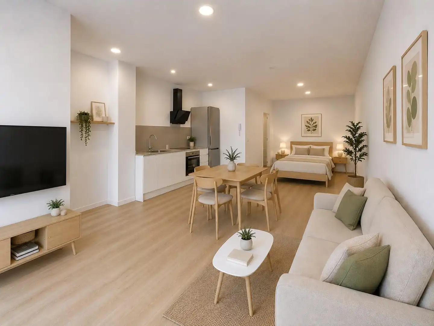 Wohnzimmer von Wohnung zum Verkauf in Alberic mit Heizung