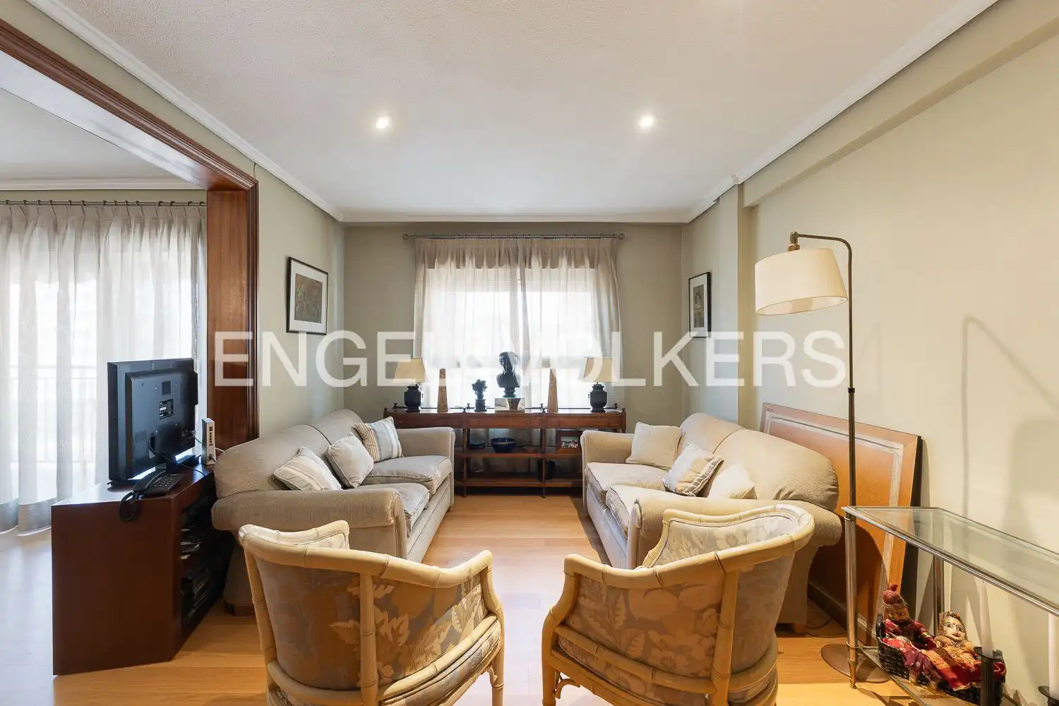 Sala de estar de Piso en venta en Valencia con Calefacción y Terraza