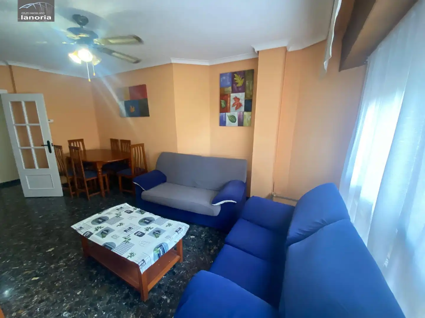 Sala d'estar de Pis en venda en Albacete amb Aire condicionat, Calefacció i Moblat