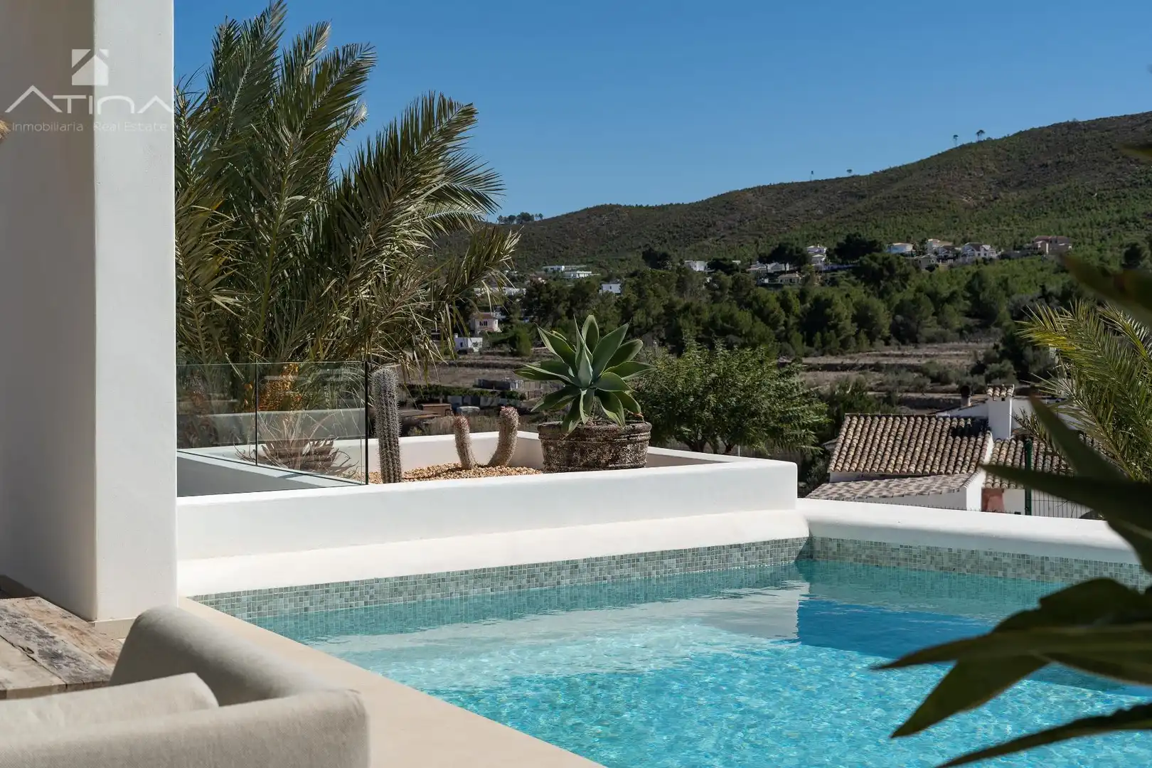 Swimming pool of Houses for sale in Jávea / Xàbia  with Air Conditioner, Private garden and Terrace
