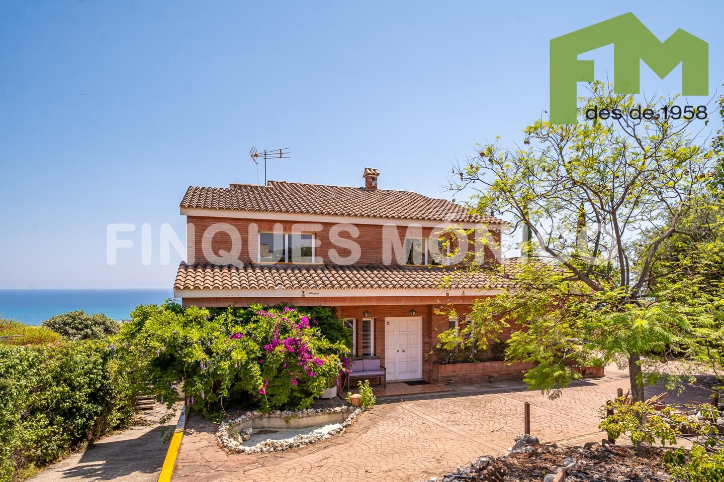 Exterior view of House or chalet for sale in Teià  with Air Conditioner, Heating and Private garden