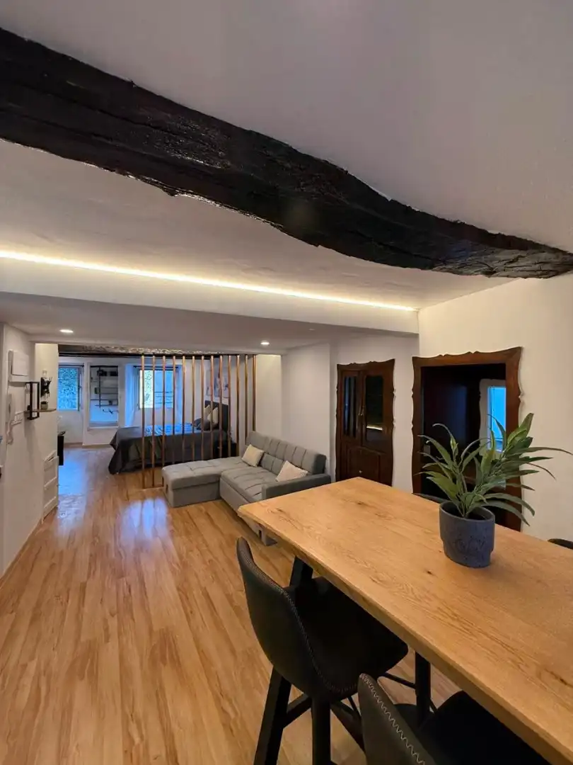 Sala d'estar de Estudi en venda en Lugo amb Calefacció i Moblat