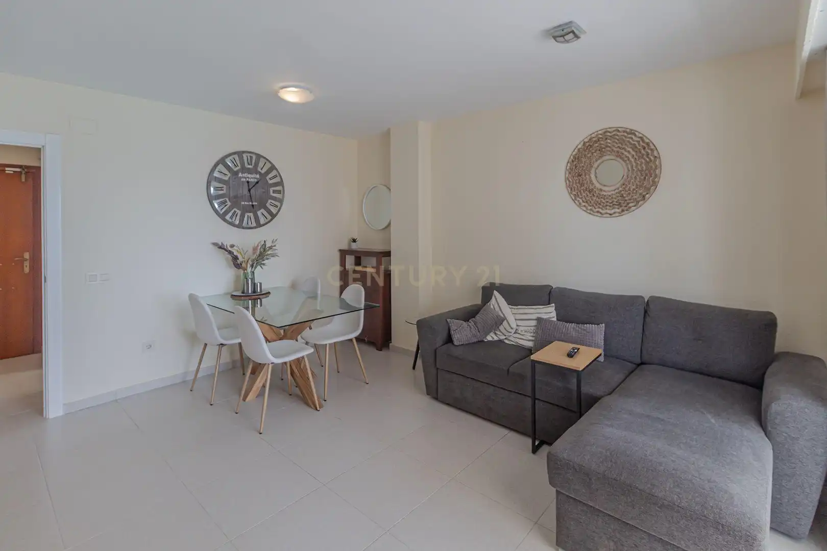 Sala d'estar de Apartament en venda en Calpe / Calp amb Aire condicionat i Piscina comunitària