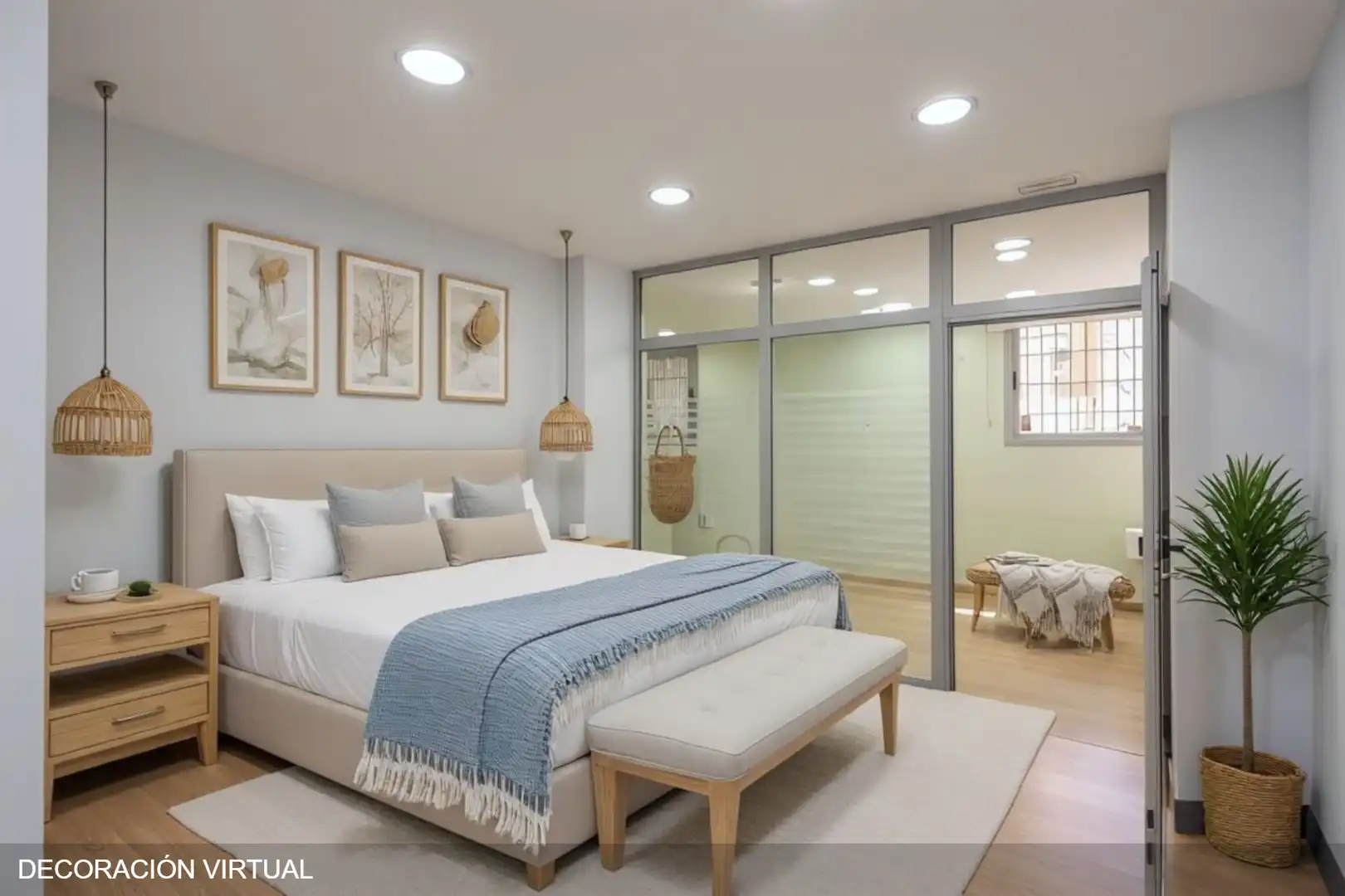 Bedroom of Office for sale in Madrid  with Air Conditioner