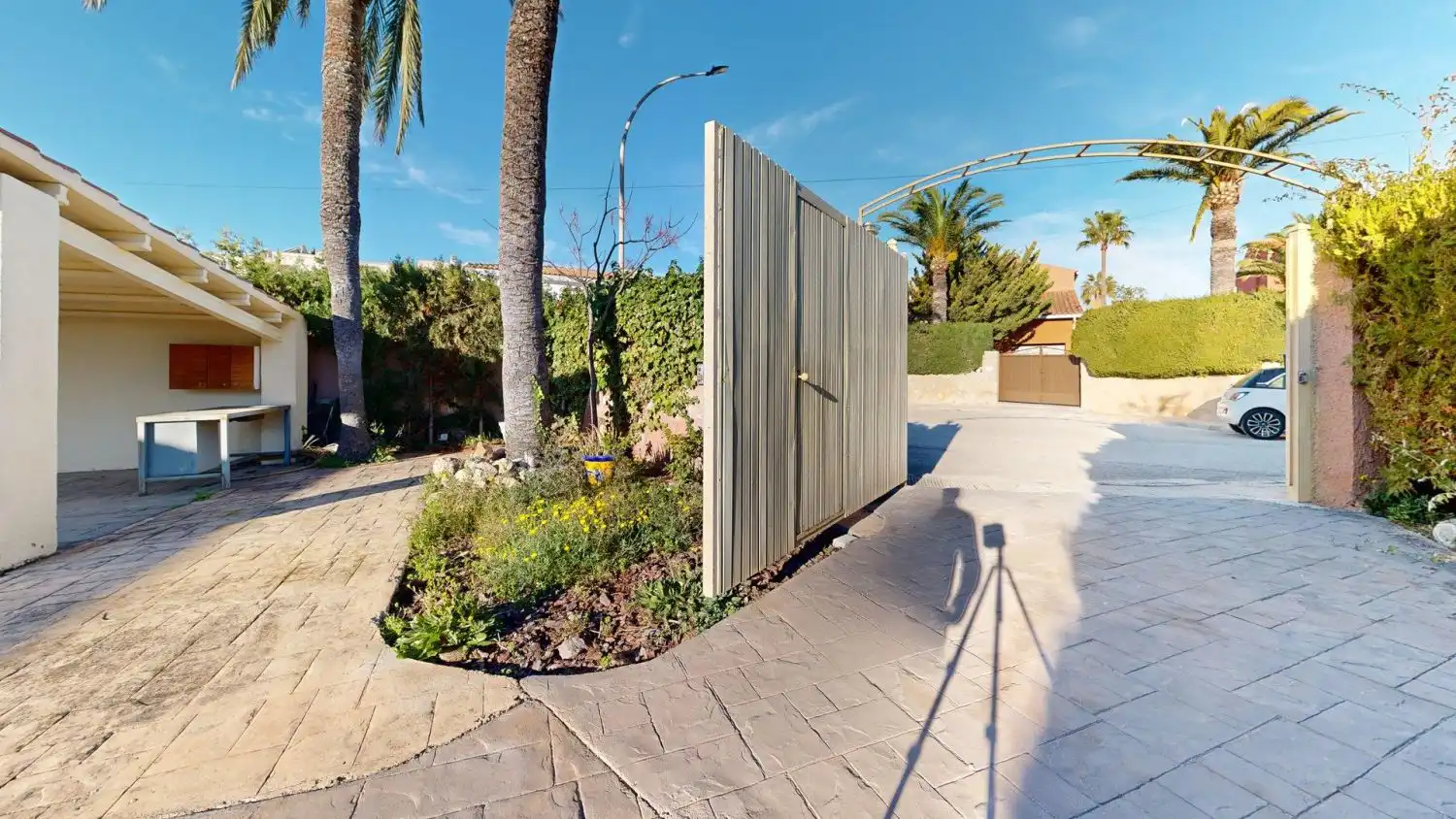 Garden of Houses for sale in El Campello  with Air Conditioner