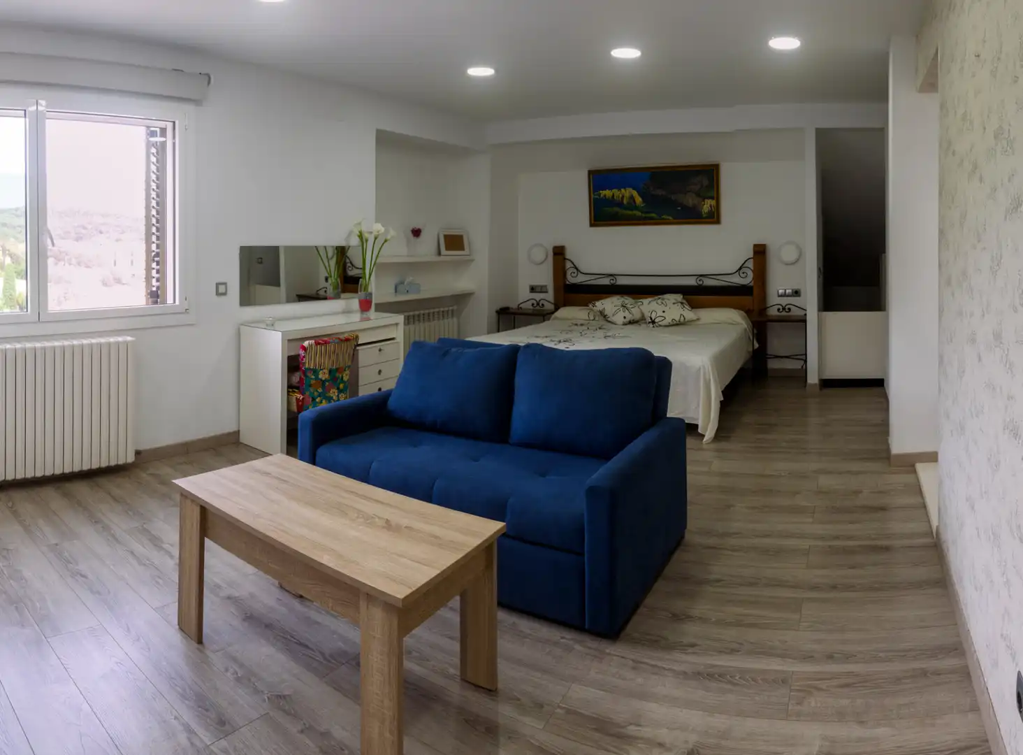 Wohnzimmer von Haus oder Chalet zum Verkauf in Agullana mit Klimaanlage, Heizung und Privatgarten