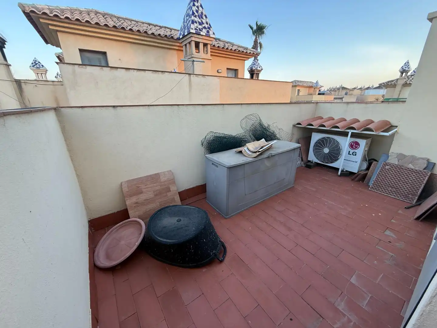 Terraza de Casa o chalet de alquiler en Santa Pola con Aire acondicionado, Amueblado y Piscina comunitaria
