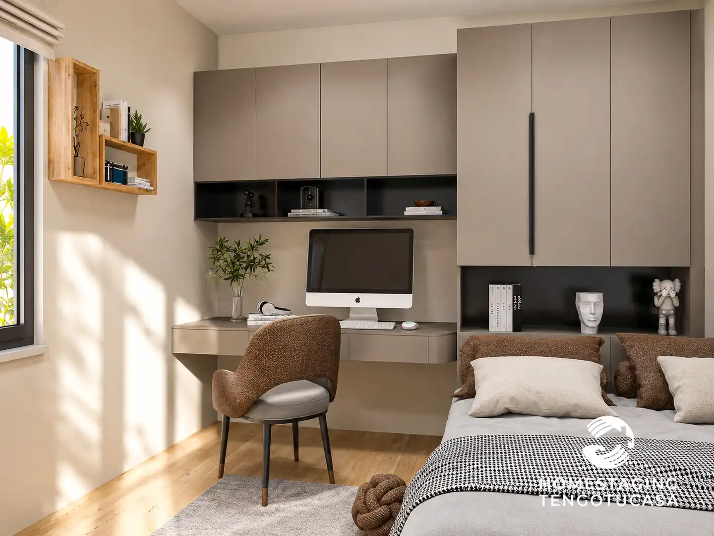 Bedroom of Attic for sale in Madrid  with Furnished