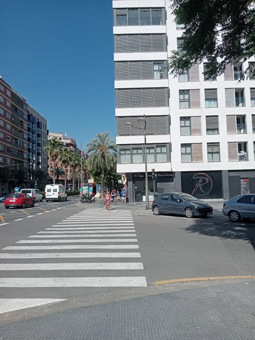 Vista exterior de Piso en venta en Valencia con Aire acondicionado, Parquet y Amueblado