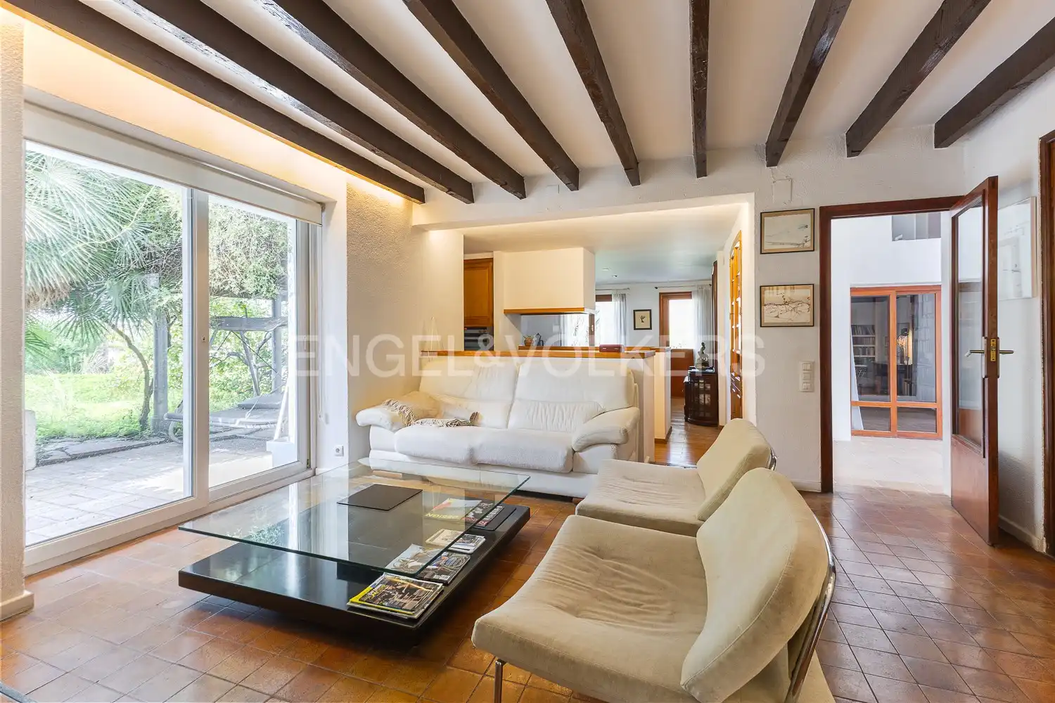Living room of Houses for sale in Dénia  with Heating, Private garden and Parquet flooring