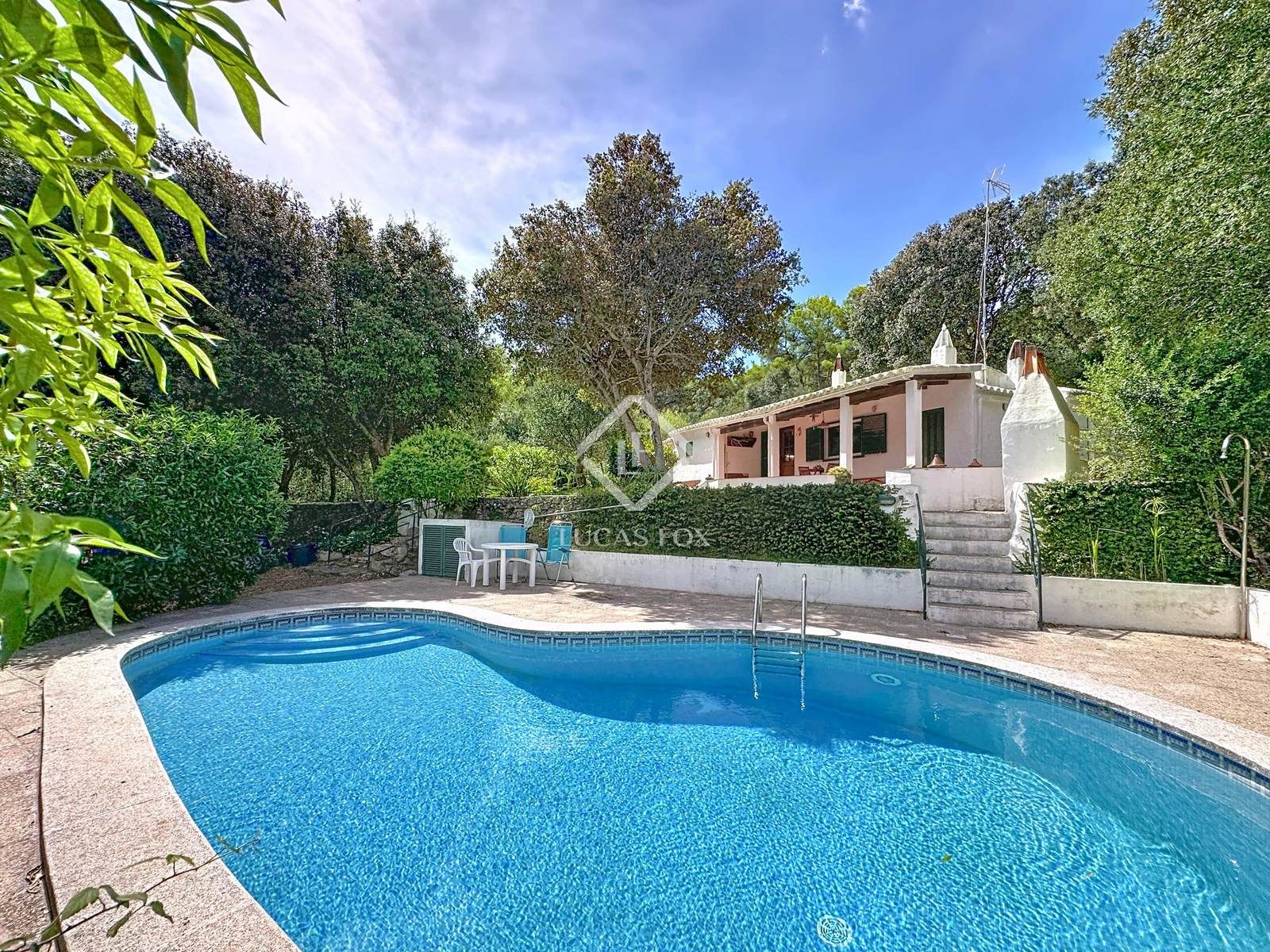 Exterior view of Country house for sale in Es Mercadal  with Heating, Private garden and Terrace