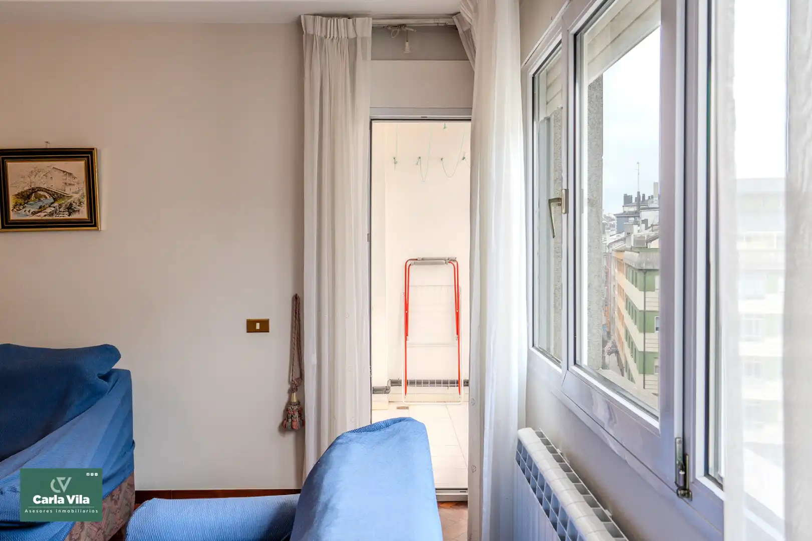 Balcony of Flat for sale in Lugo  with Heating, Parquet flooring and Storage room