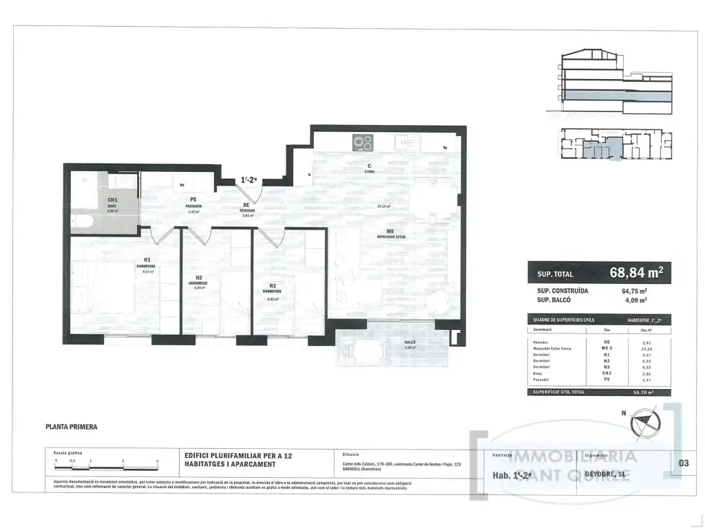 Wohnung zum Verkauf in Sabadell