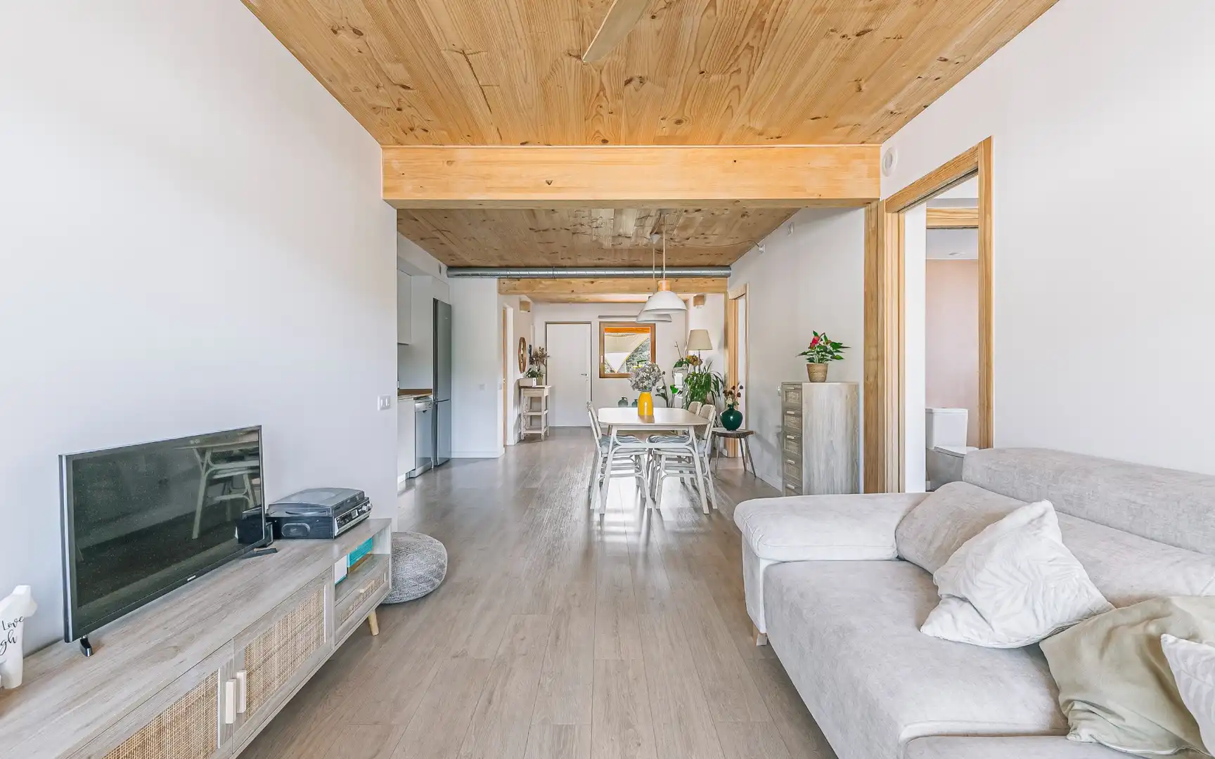 Sala de estar de Piso en venta en Dosrius con Calefacción, Jardín privado y Terraza