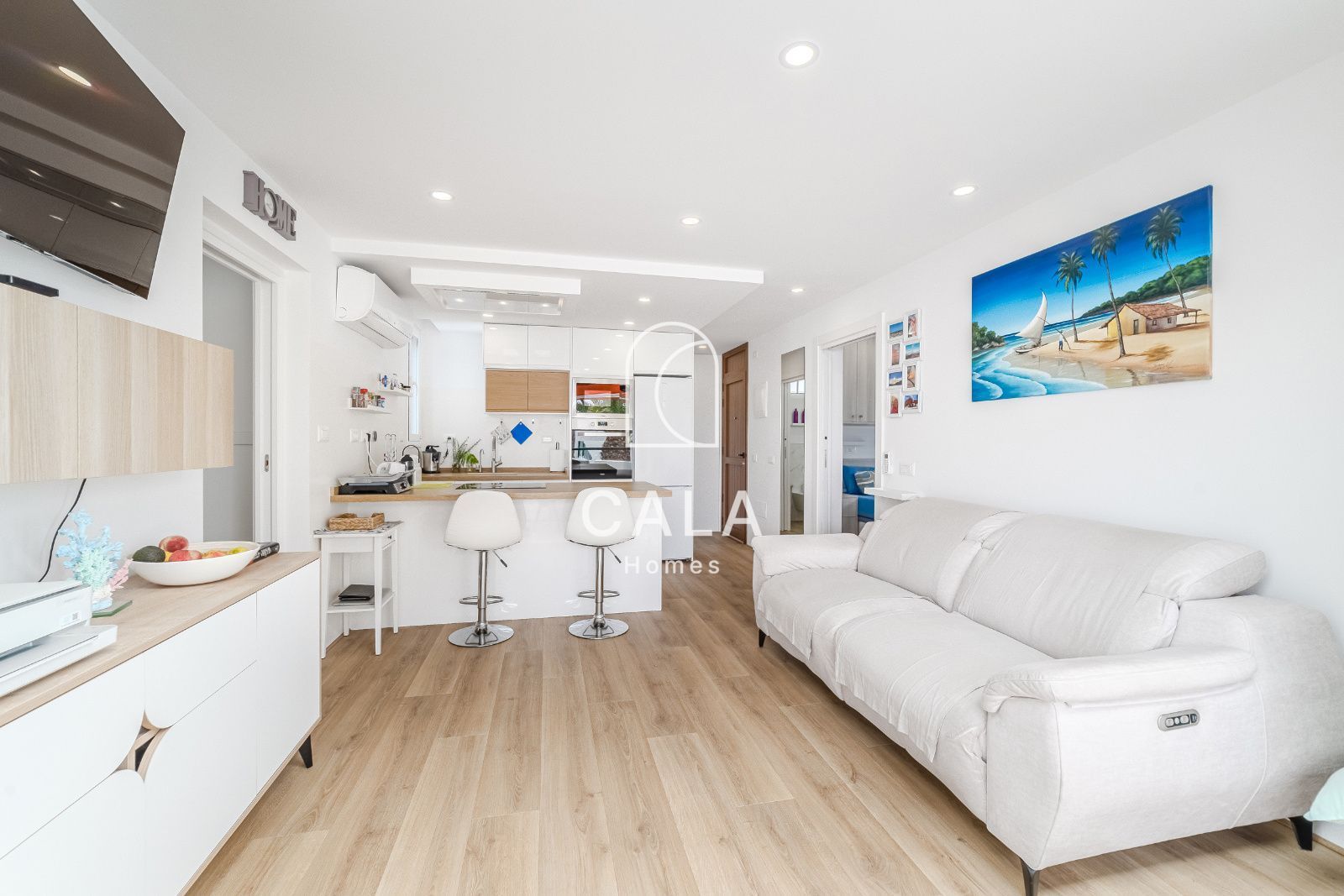 Living room of Flat for sale in Adeje  with Air Conditioner, Terrace and Swimming Pool