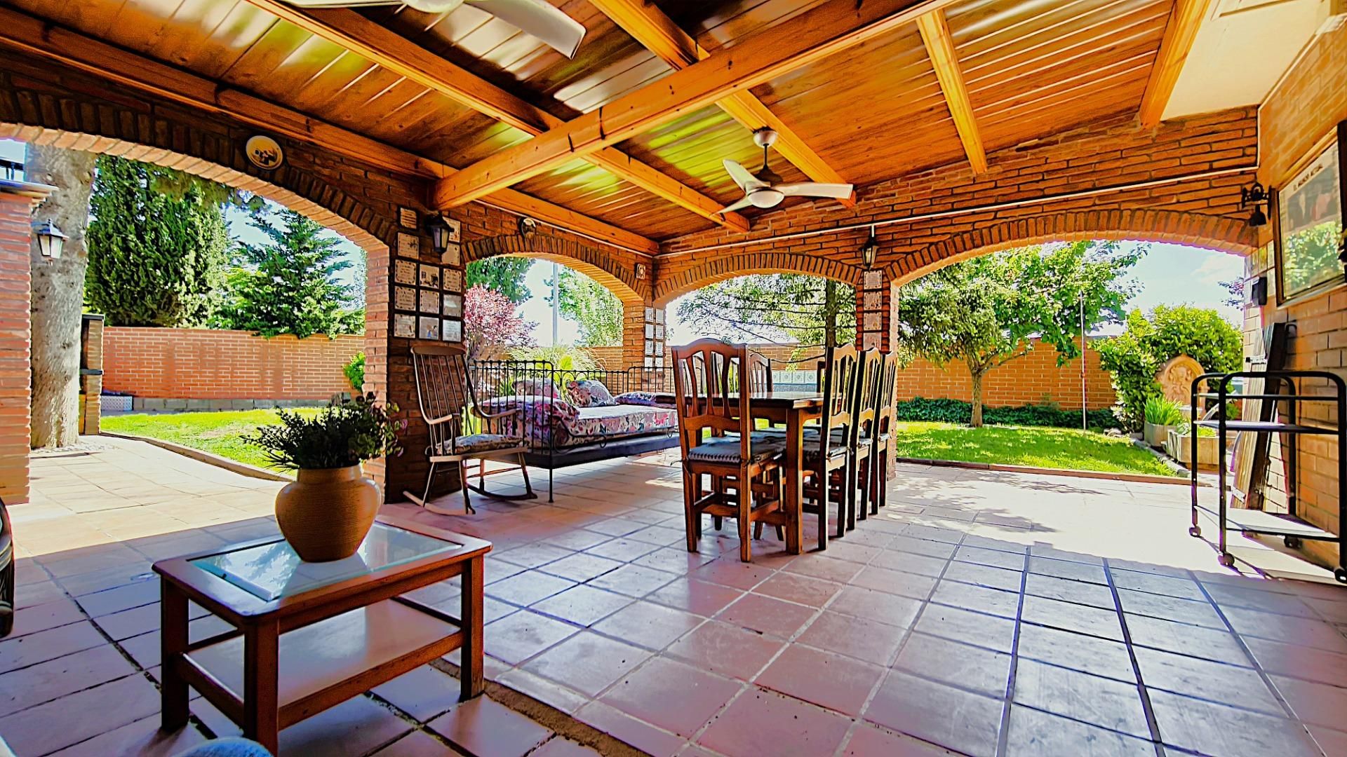 Terrace of Single-family semi-detached for sale in Sant Martí Sesgueioles  with Heating, Private garden and Storage room