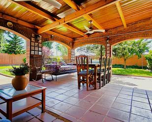 Terrace of Single-family semi-detached for sale in Sant Martí Sesgueioles  with Heating, Private garden and Storage room