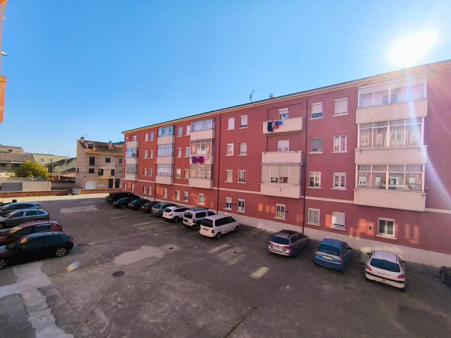 Exterior view of Flat for sale in Venta de Baños  with Heating, Terrace and Furnished
