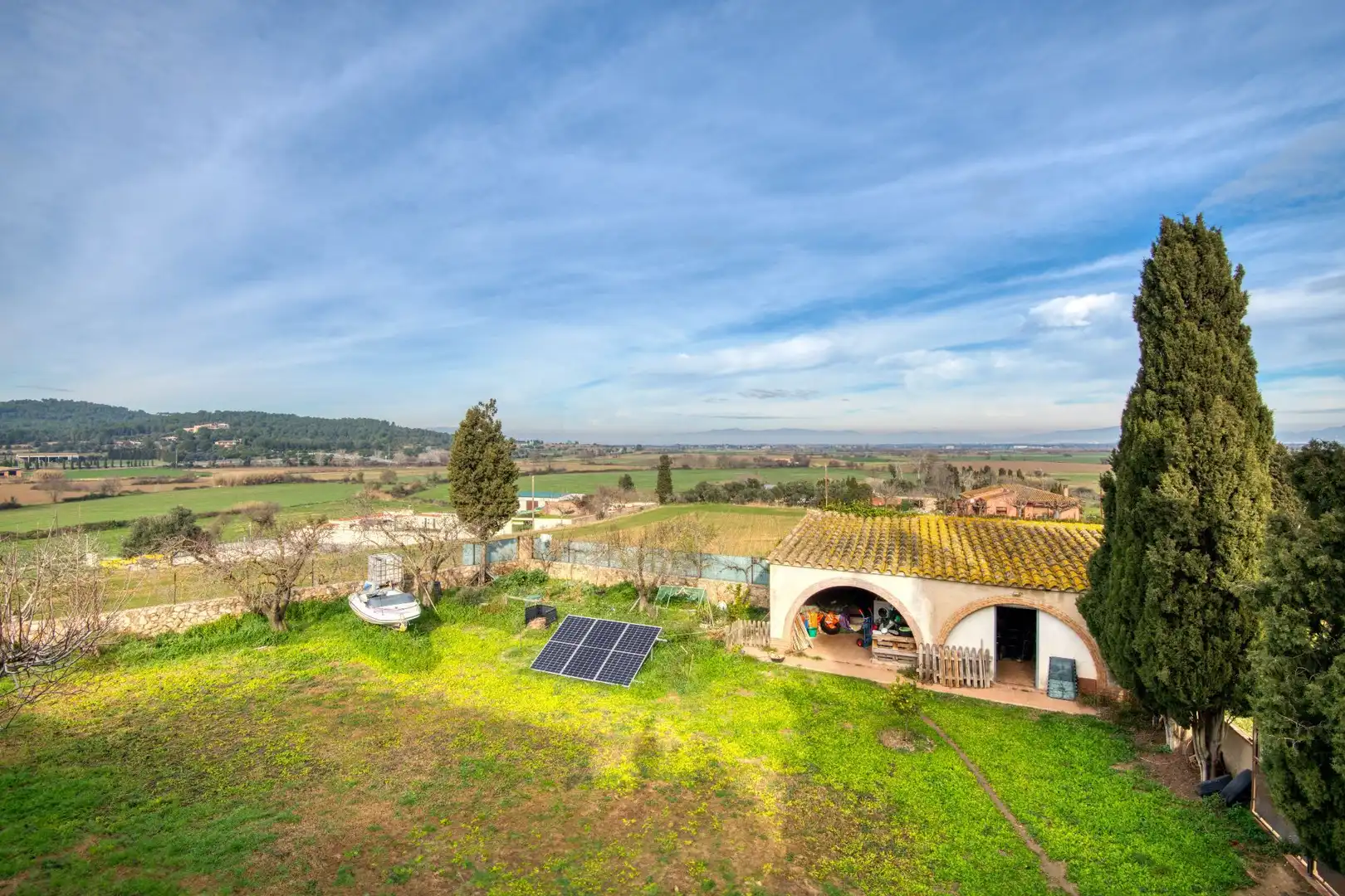 Garten von Country house zum Verkauf in Albons mit Privatgarten, Terrasse und Schwimmbad