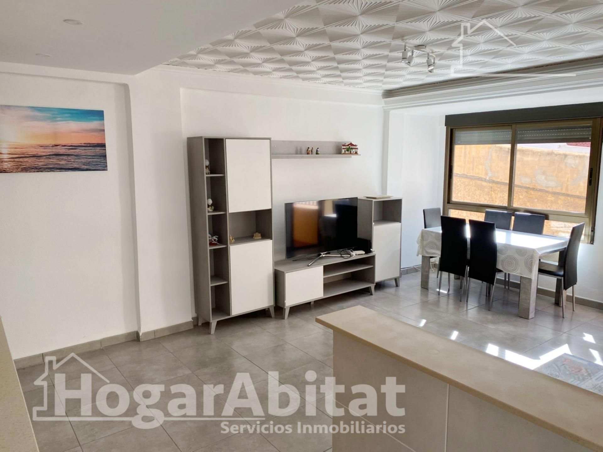 Living room of Flat for sale in Castellón de la Plana / Castelló de la Plana  with Air Conditioner, Heating and Balcony