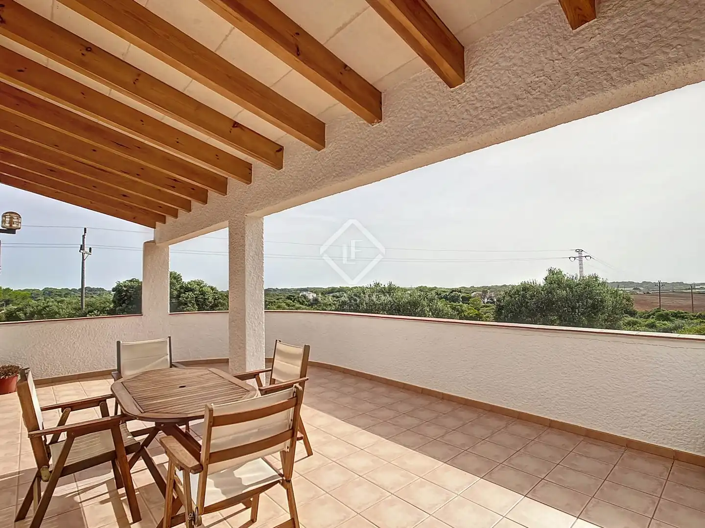 Terrasse von Country house zum Verkauf in Ciutadella de Menorca mit Klimaanlage, Heizung und Privatgarten