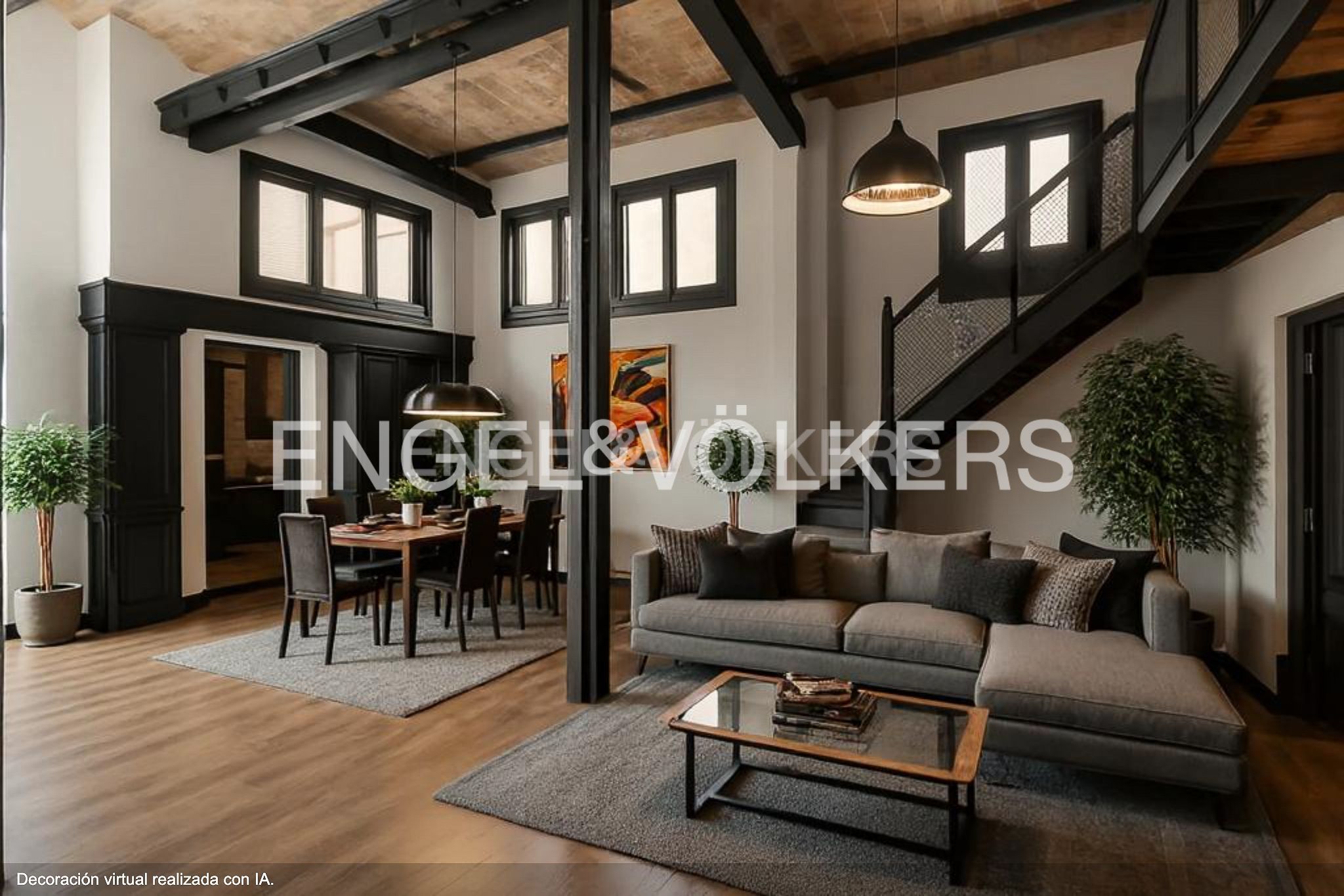 Living room of Loft for sale in  Barcelona Capital  with Heating