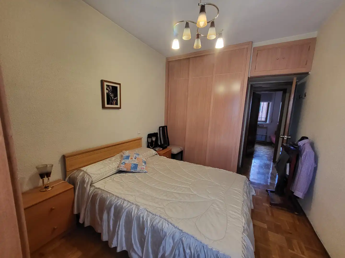 Schlafzimmer von Wohnung zum Verkauf in Madrid mit Heizung, Parkett und Terrasse