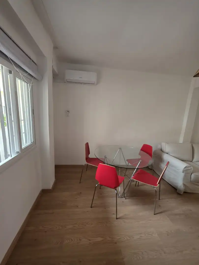 Dining room of Flat for rent in Valencia  with Air Conditioner, Furnished and Oven