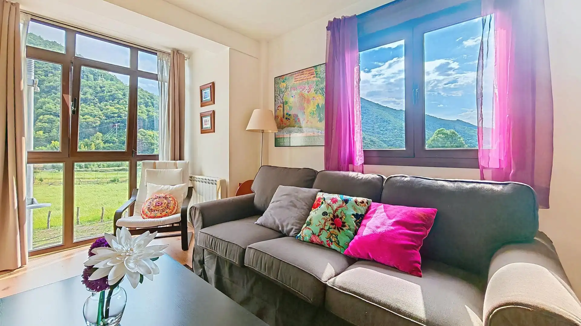 Sala d'estar de Apartament en venda en Aller